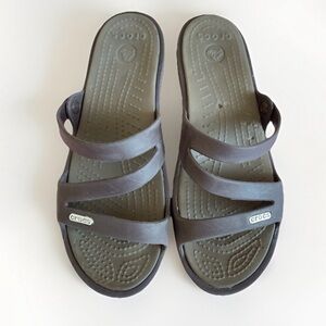 CROCS Dark Brown Women's Sandals